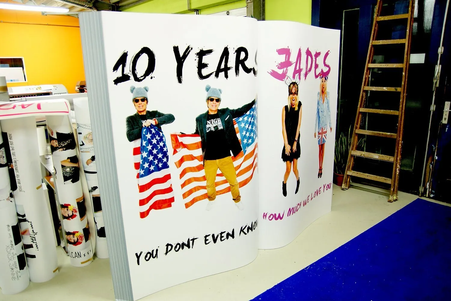 Jubiläums-Objekt „10 Years“ in der Werkstatt