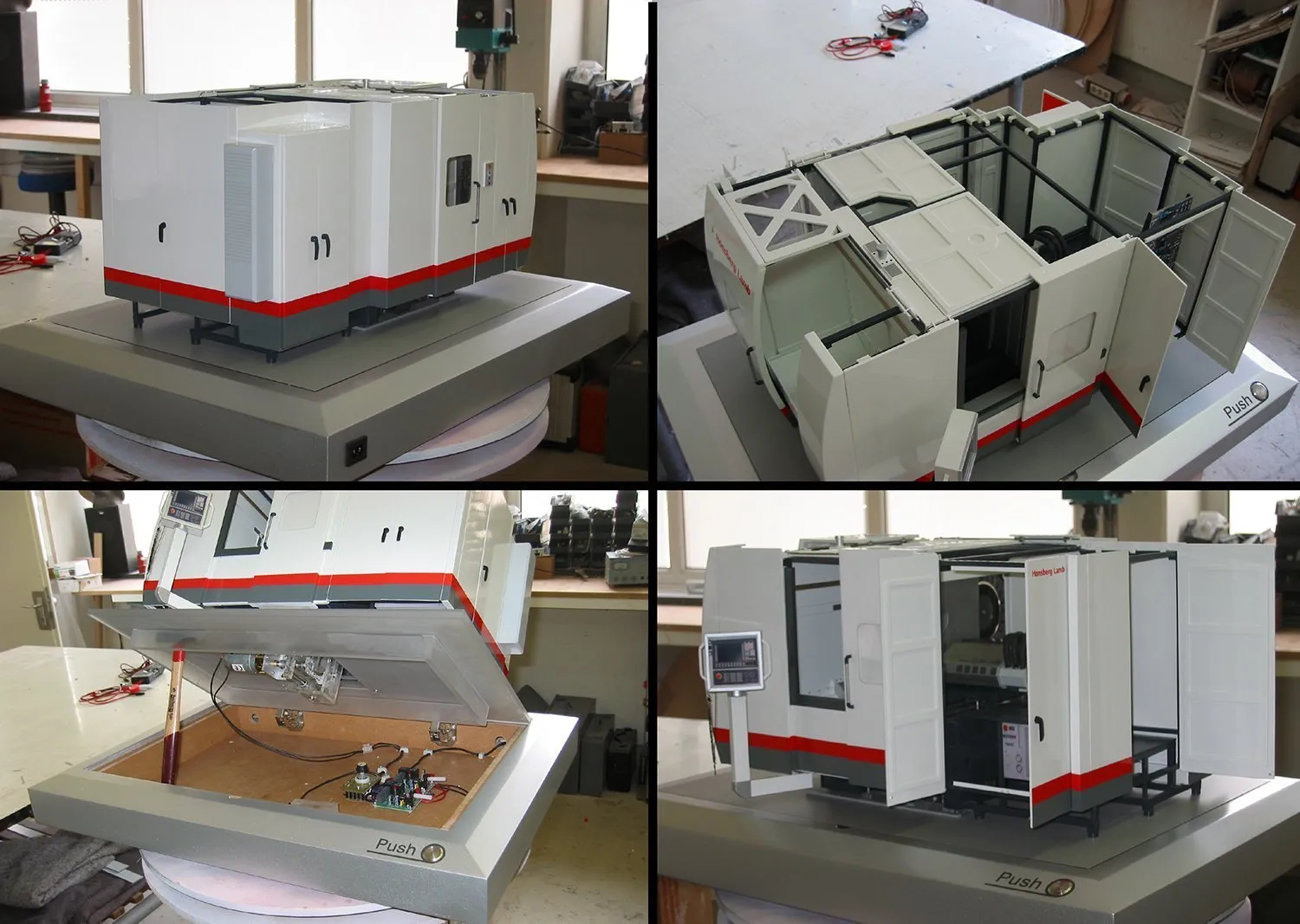 Maschinenmodelle aus der CNC-Fertigung